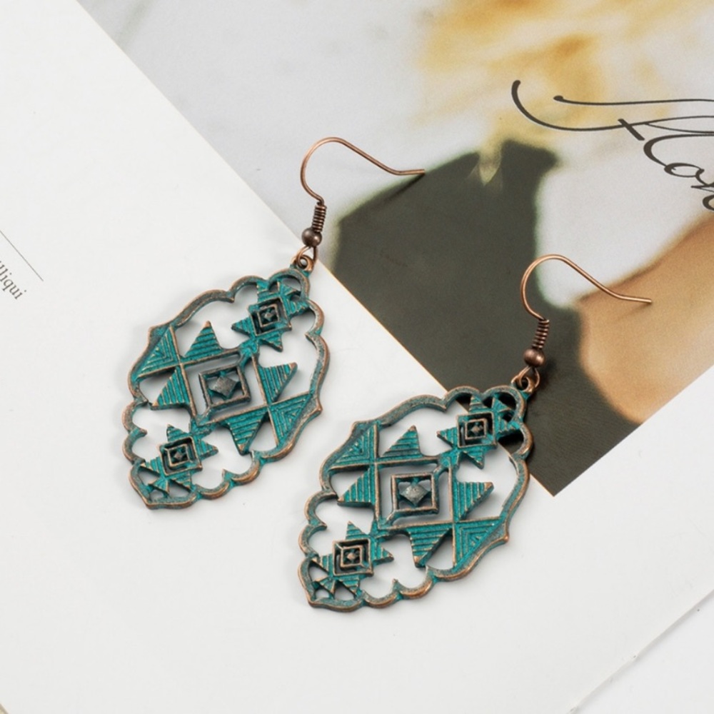 Rustic Boho Earrings - Picture 4 of 4